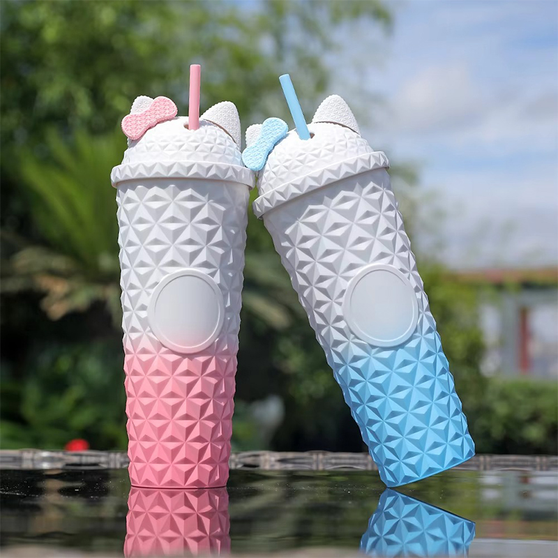 Многоразовый экологически чистый пластиковый тумблер