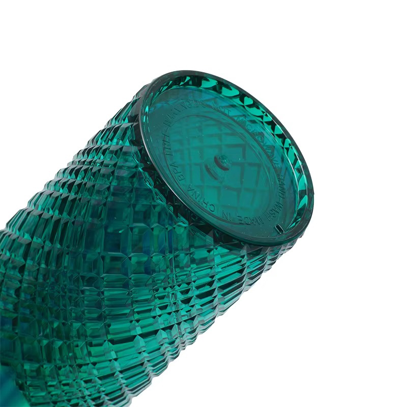 Гемстоуны инкрустация текстура двойной слой пластиковый тумблер