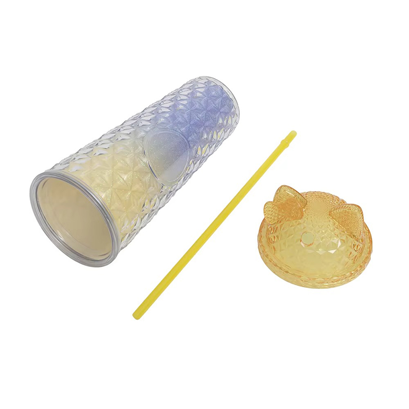 Многоразовый экологически чистый пластиковый тумблер