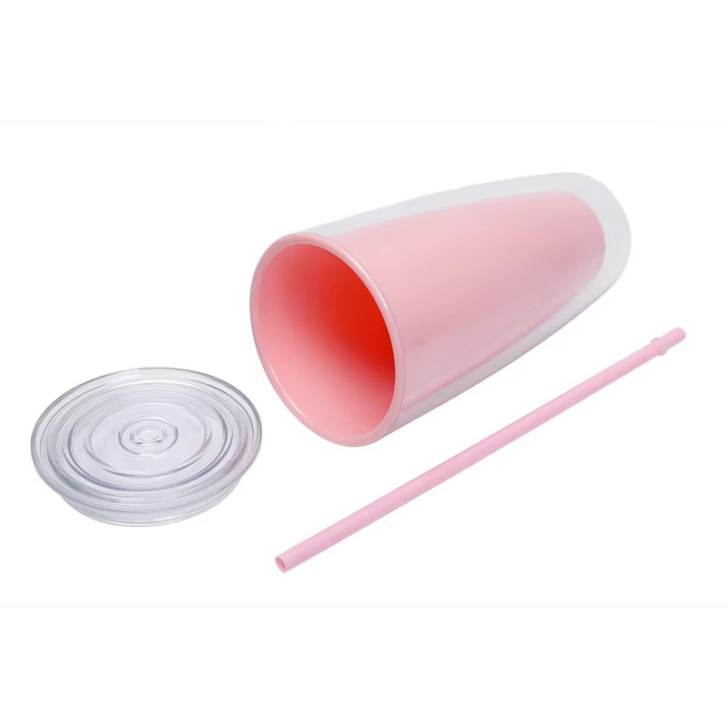 Многоразовый двойной изоляционный пластиковый тумблер