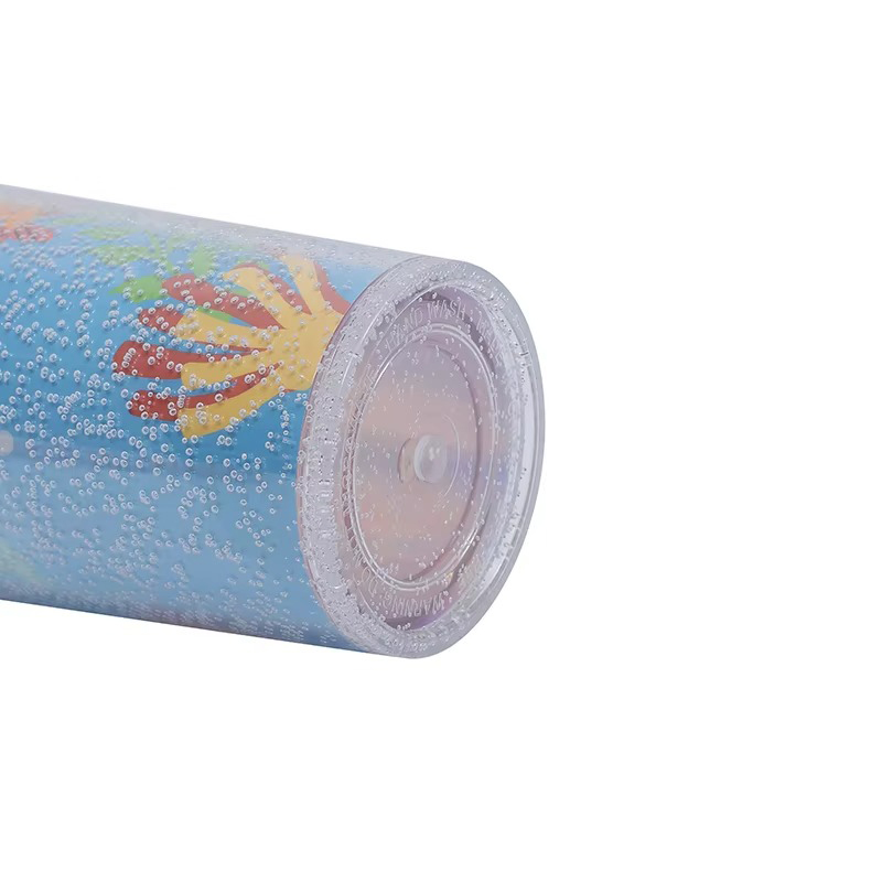 Цвет прямой стеклянной крышки пластиковый тумблер