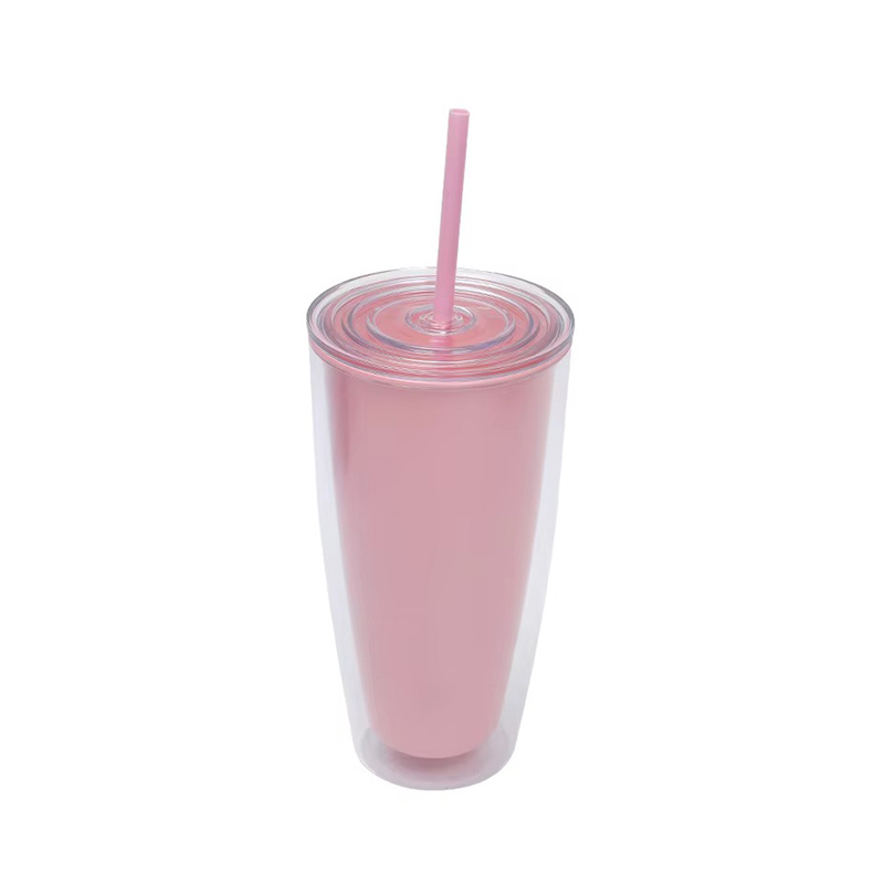 Многоразовый двойной изоляционный пластиковый тумблер