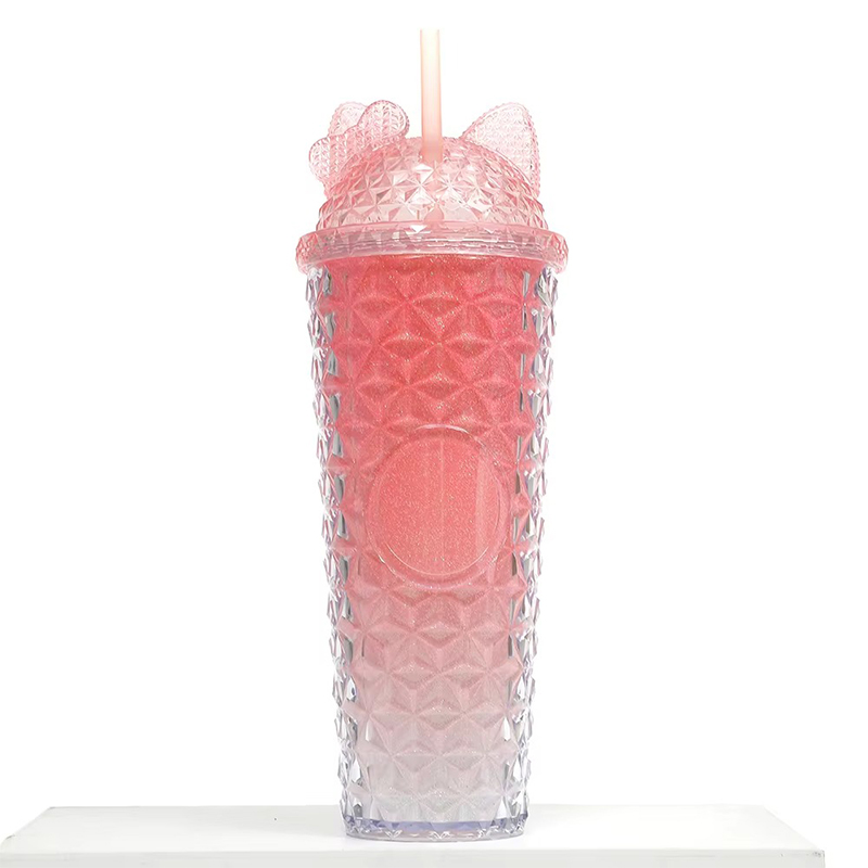 Многоразовый экологически чистый пластиковый тумблер