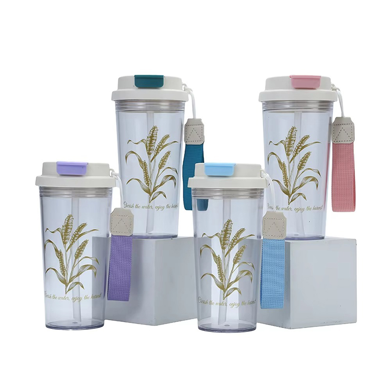 Портативный спортивный красивый пластиковый тумблер