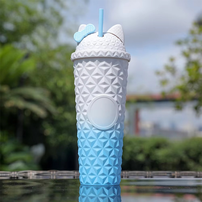 Многоразовый экологически чистый пластиковый тумблер