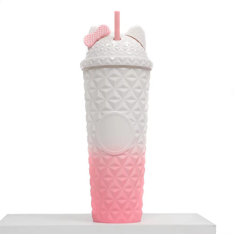 Многоразовый экологически чистый пластиковый тумблер