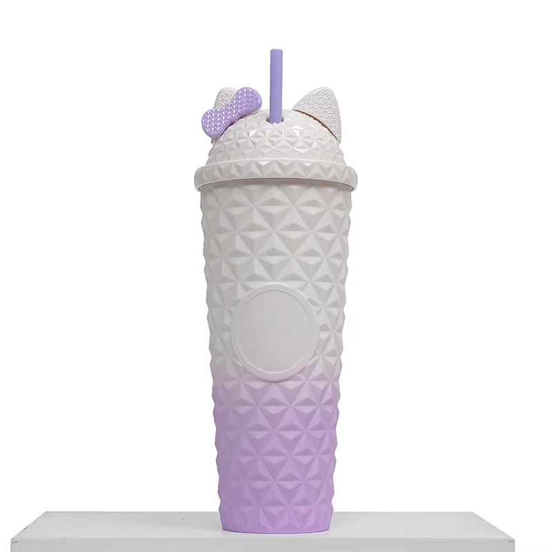 Многоразовый экологически чистый пластиковый тумблер