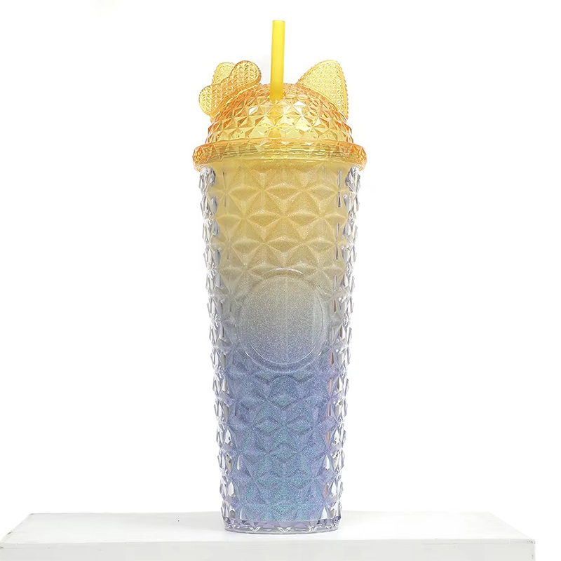 Многоразовый экологически чистый пластиковый тумблер