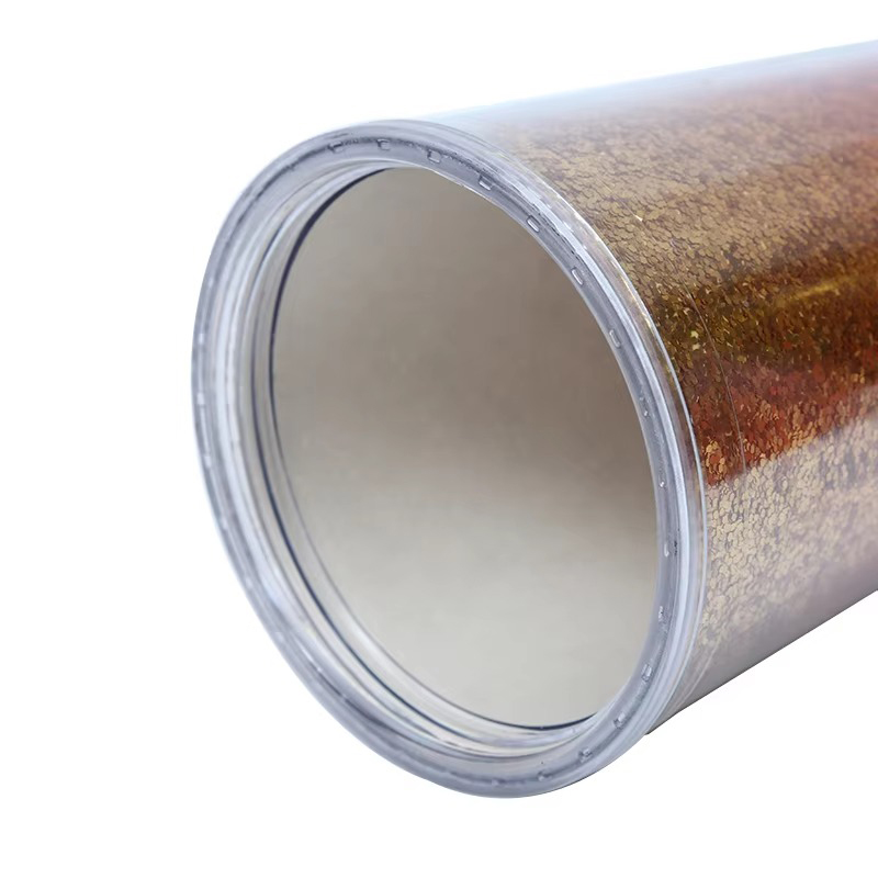 Двойной градиент блеск пластиковый тумблер