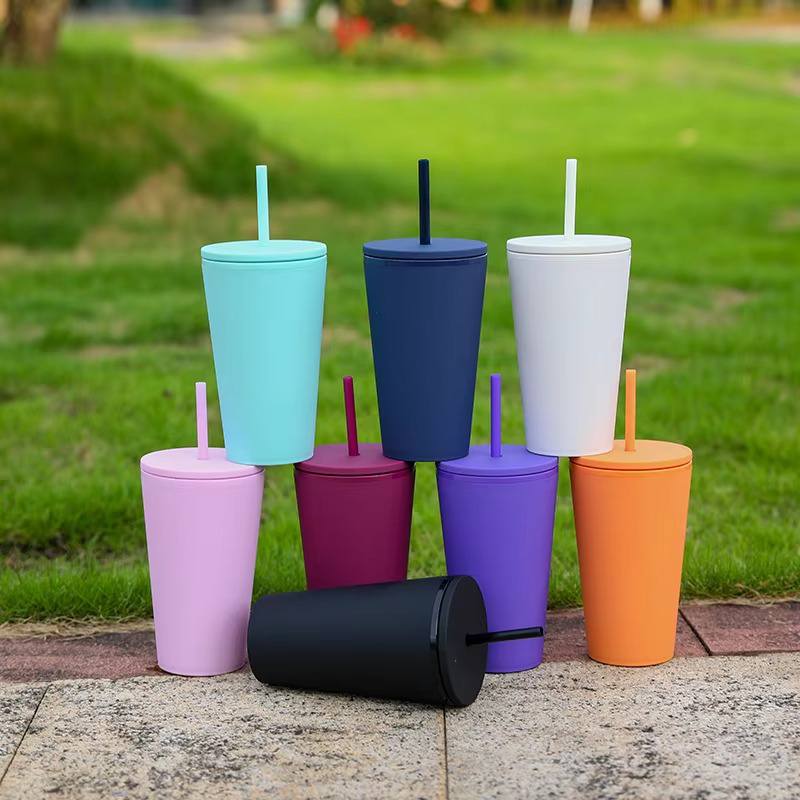 Mraving Color Matte Plastic Tumbler Mraving Color Matte Plastic Tumbler