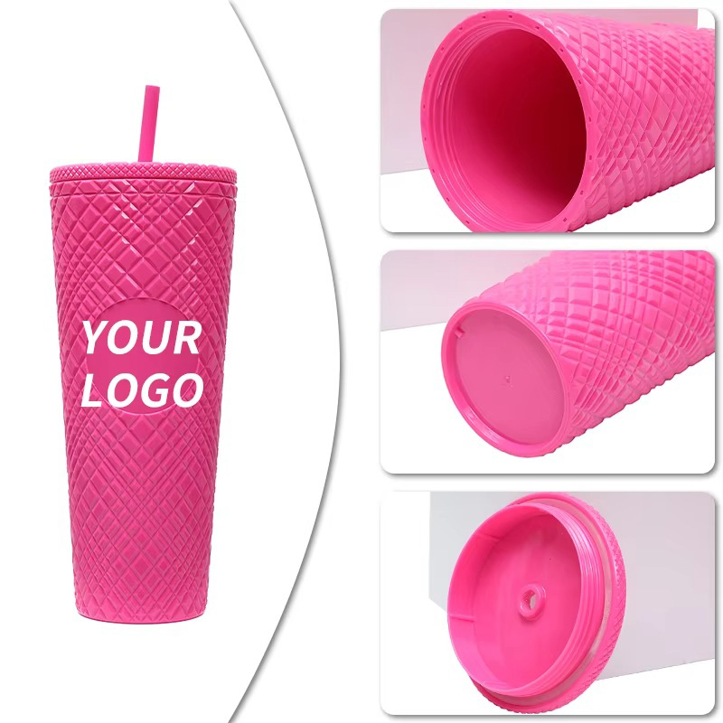 Кемпинг Двойной Деккер Пьет пластиковый тумблер