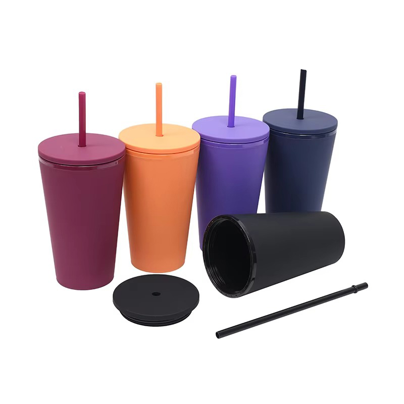Mraving Color Matte Plastic Tumbler
