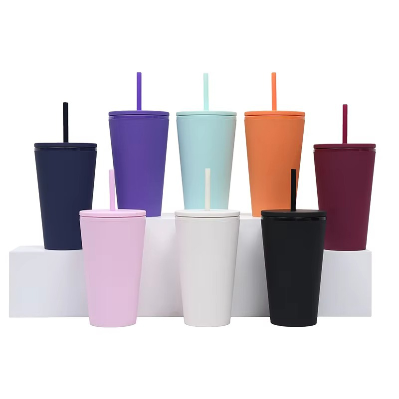 Mraving Color Matte Plastic Tumbler