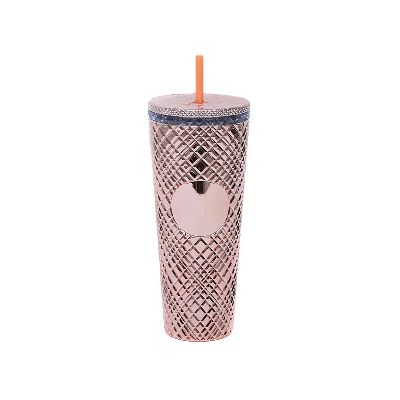 Отражающий градиент множество цветов пластиковый тумблер