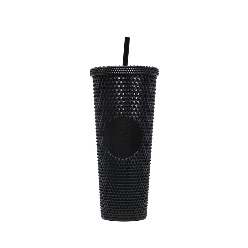 Красочные подарки пластиковый тумблер соломой